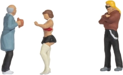 Noch Funny-Scenes Vida nocturna – figuras para maqueta ferroviaria H0