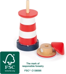 Torre apilable de madera Faro small foot