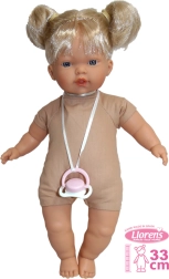 Muñeca Aitana realista con cuerpo blando y sonidos 33 cm