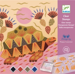 Set de sellos con patrones y animales de Djeco