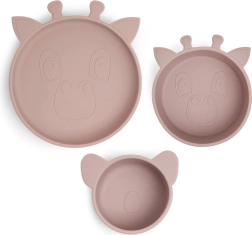 Set de alimentación de silicona Nuuroo Benni woodrose