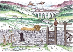 Puzzle Ravensburger Vida en Yorkshire 1000 piezas