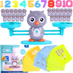 Balanza búho – juego educativo de conteo