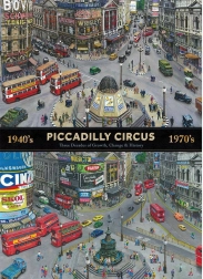 Puzzle Piccadilly Circus a través de las décadas 1000 piezas GIBSONS