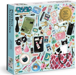 Puzzle cuadrado Accesorios de gato 500 piezas