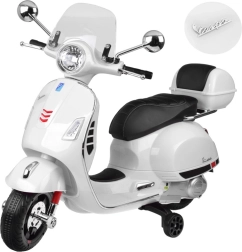 Patinete eléctrico infantil Vespa GTS Super con batería – blanca
