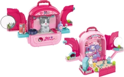 Hospital para mascotas en mochila para gatos