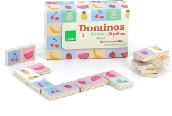 Dominó de madera Frutas y Verduras Sarah Betz