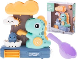 Juguete de baño para niños con dinosaurios y rueda de agua