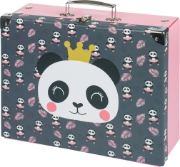 Maletín escolar plegable con panda Baagl