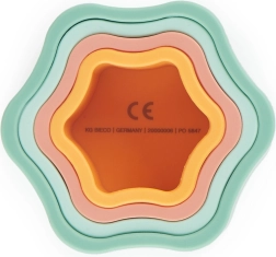 Flor apilable de silicona tropical vibe de Bieco