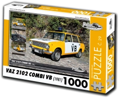 Puzzle RETRO-AUTA Vaz 2102 Combi VB 1000 piezas