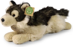 Rappa peluche de lobo tumbado 32 cm eco‑friendly