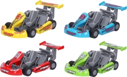 Kart metálico de carreras con retroceso de 13 cm - 1 unidad