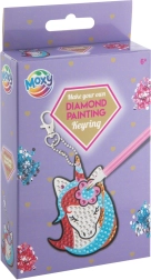 Pintura con diamantes – colgante de unicornio