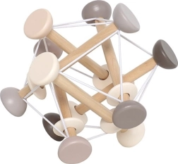 JABADABADO pelota interactiva de madera natural - 1 unidad