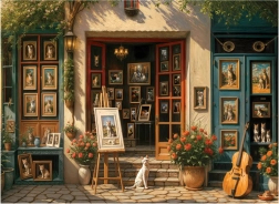 Puzzle Galería de gatos 1000 piezas ANATOLIAN