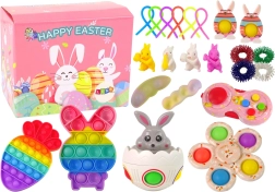 Juego de Pascua de juguetes antiestrés Fidget Toys Pop It