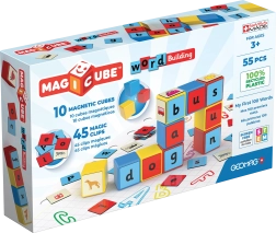 Geomag Magicube Words kit de construcción magnético educativo de 55 piezas