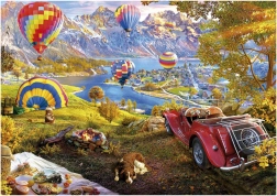 Puzzle EDUCA Valle de globos aerostáticos de 3000 piezas