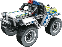 Kit de construcción de coche de policía 16 cm