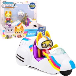 Misterios animales: figura de Kit Casey y motocicleta todoterreno The Creature Cases - 1 pieza