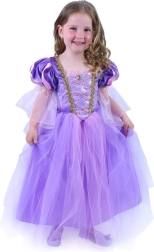 Disfraz infantil de princesa violeta