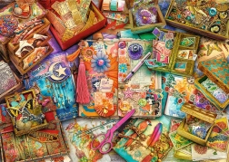 Puzzle TREFL Premium Plus Tea Time: Scrapbooking 1000 piezas
