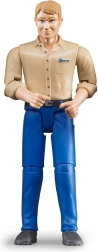 Bruder BWorld figura de hombre con pantalones azules