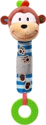 Juguete de peluche con silbato y mordedor BABY ONO mono