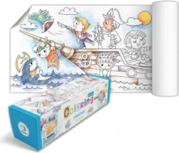 Póster para colorear Piratas