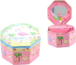 Caja musical para joyas con flamenco