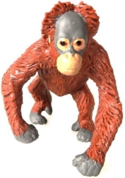 Figura de cría de orangután 6,5 cm