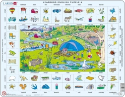 Larsen Puzzle Inglés: Vacaciones en el campo 70 piezas
