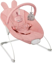 Hamaca vibratoria infantil con melodías MoMi Glossy rosa