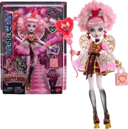 Monster High Cupid Asteria muñeca de cumpleaños terroríficamente dulce con accesorios