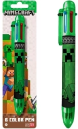 Bolígrafo de seis colores de Minecraft
