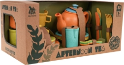 Juego infantil de bioplástico para picnic y té, 35 piezas