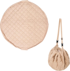 Play&Go Noomad Soft manta de juego y saco para juguetes stripes brown