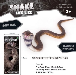 Serpiente cobra de goma 48 cm