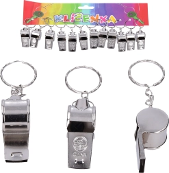 Llavero con silbato de 4 cm