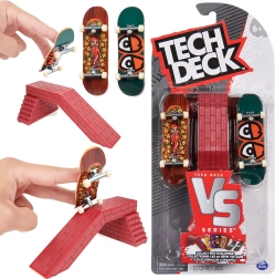Set de fingerboards Tech Deck VS Series Krooked con obstáculo, 2 uds