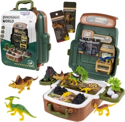 Woopie maletín Dinosaur World – set educativo para pequeños paleontólogos