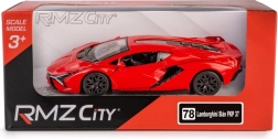 Modelo metálico de coche Lamborghini Sian 1:39 rojo