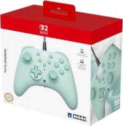 Mando con cable HORIPAD Turbo para Nintendo Switch en color Cozy Green