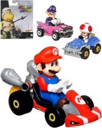 Mattel Hot Wheels Mario Kart coche metálico con figura - 1 pieza