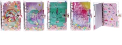 Cuaderno con unicornio y lentejuelas, 13 × 19,5 cm, 80 hojas