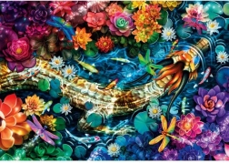 Puzzle Clementoni Estanque de carpas koi 1000 piezas