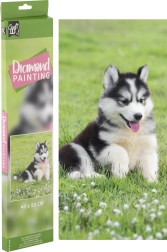 Pintura de diamantes Husky 40 × 50 cm