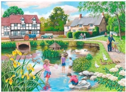 Puzzle Estanque de patos BIG 250 piezas